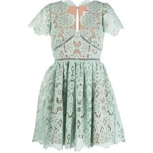 Self Portrait Lace Paneled Dress size 6